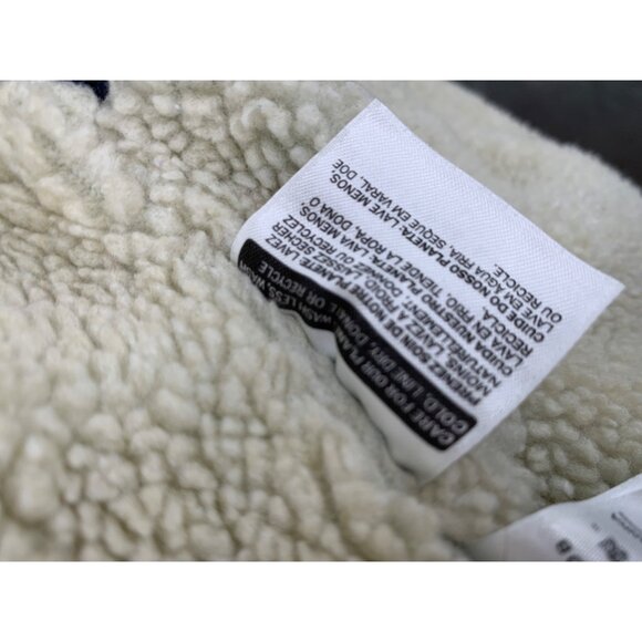 Levi's Blue Jean Jacket with White Sherpa Lining - Picture 10 of 12